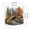 Four Seasons Scenery Autumn-11CT Stamped Cross Stitch 50*50cm/19.69*19.69in tapestrymarket