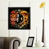 (40*40cm)Flower Moon Girl - Full Round Drill Diamond Painting
