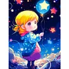 Girl-11CT Stamped Cross Stitch 40*56cm/15.75*22.05in