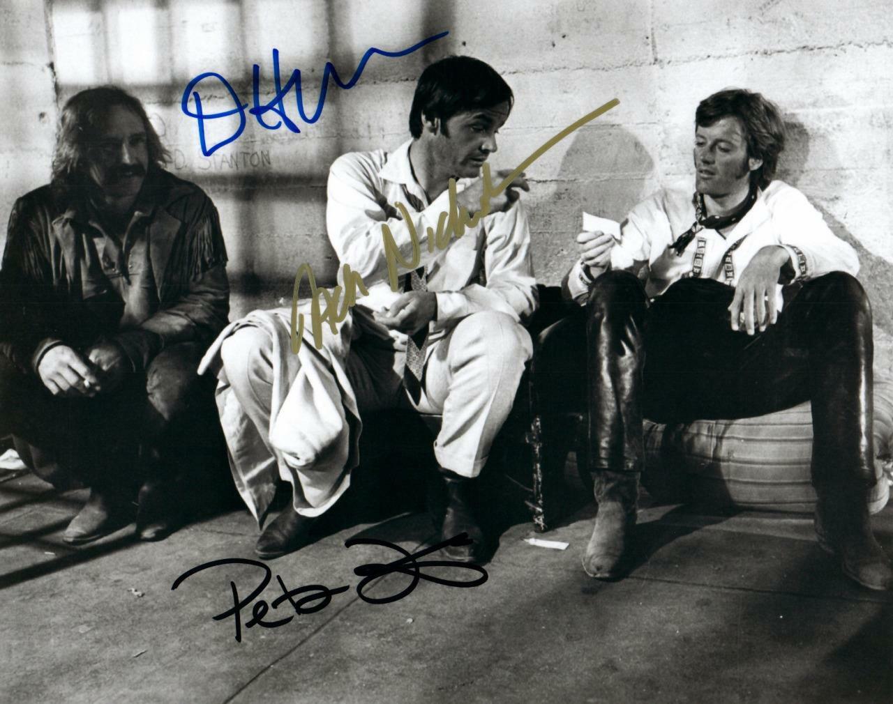 Peter Fonda Dennis Hopper Nicholson signed 8x10 Photo Poster painting picture autographed + COA