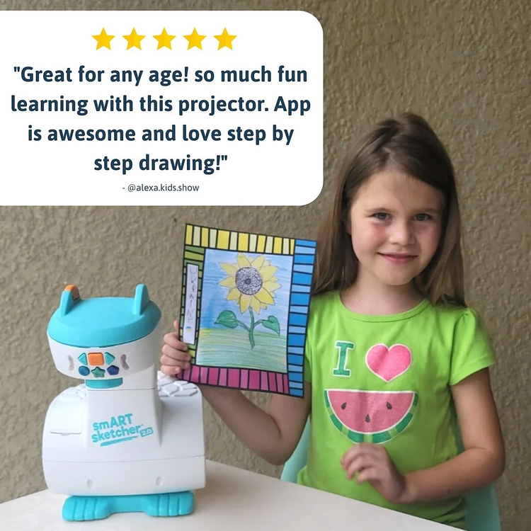 smART Sketcher Projector 2.0 Kids Sketching Drawing with Sounds Special  Effects