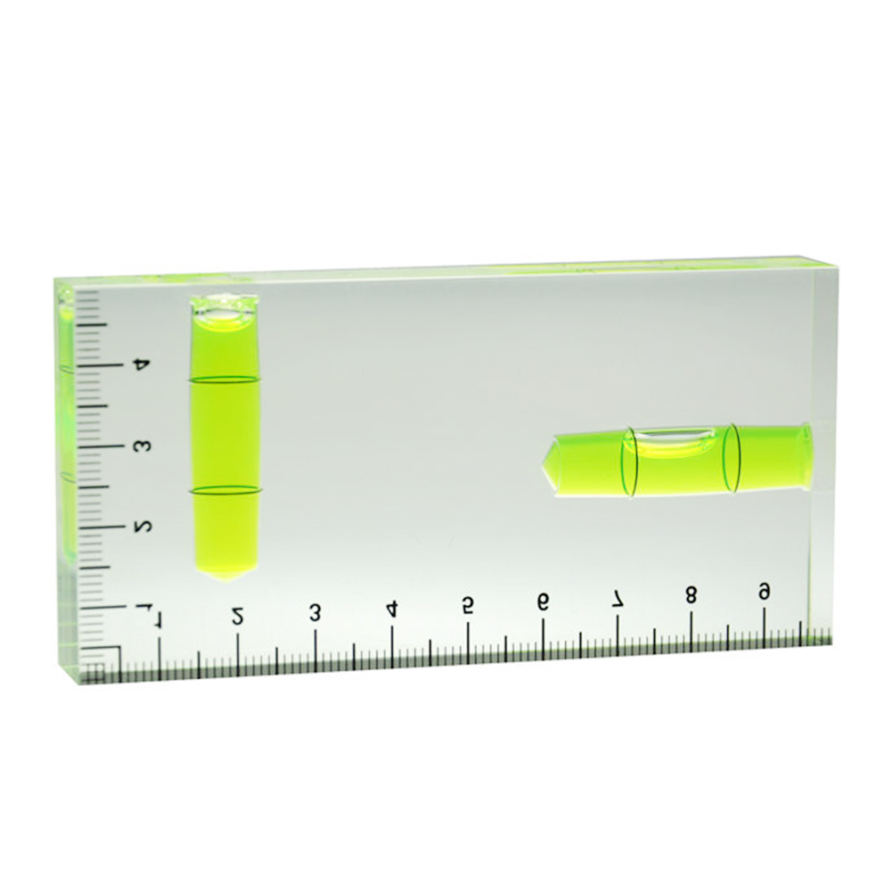 

High Precision Transparent Two Direction Level Bubble Mini Spirit Level, Non-magnetic, 501 Original