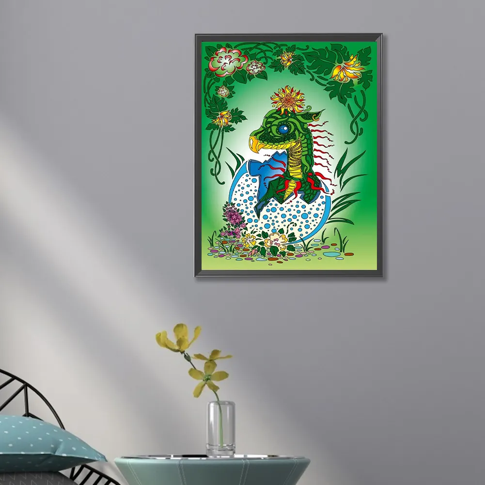 Full Round Diamond Painting 30*40cm - Dragon