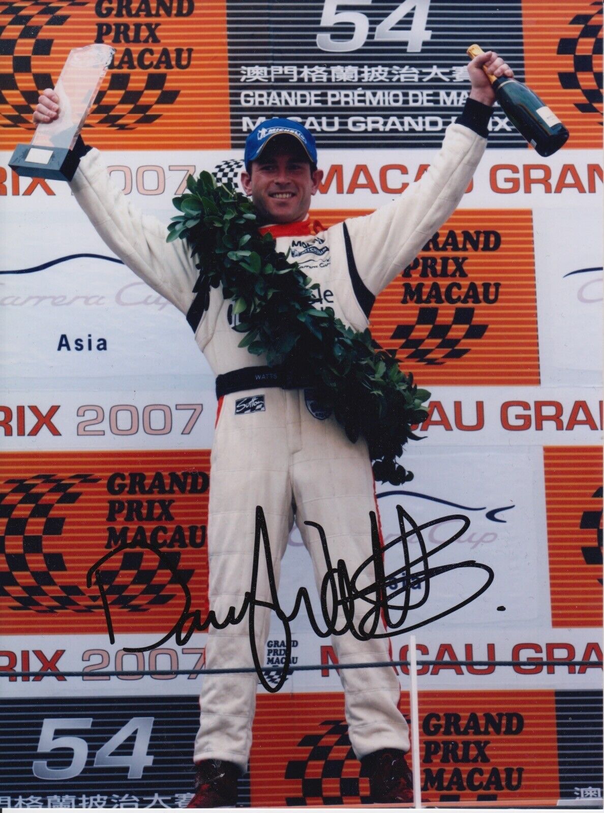 Danny Watts Hand Signed 8x6 Photo Poster painting - Le Mans Autograph.