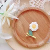 Lovely Bouncing Flower Hair Pins for Kids