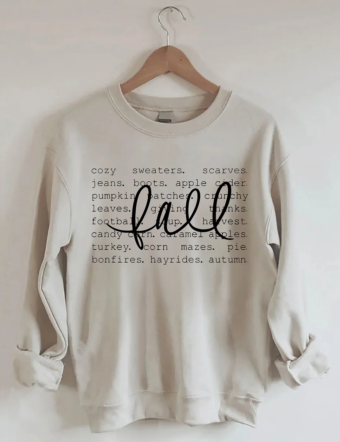 Fall Words Sweatshirt