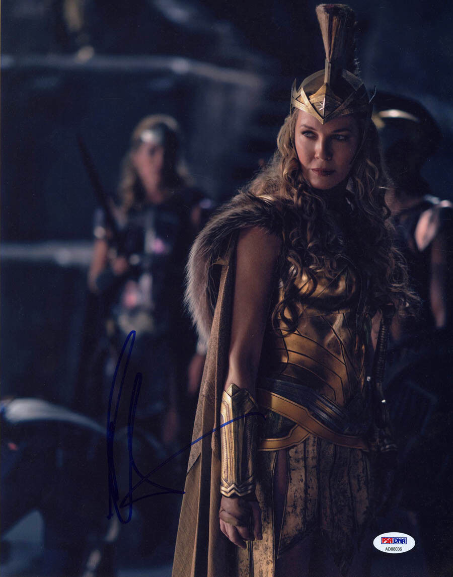 Connie Nielsen SIGNED 11x14 Photo Poster painting Hippolyta Wonder Woman DC PSA/DNA AUTOGRAPHED