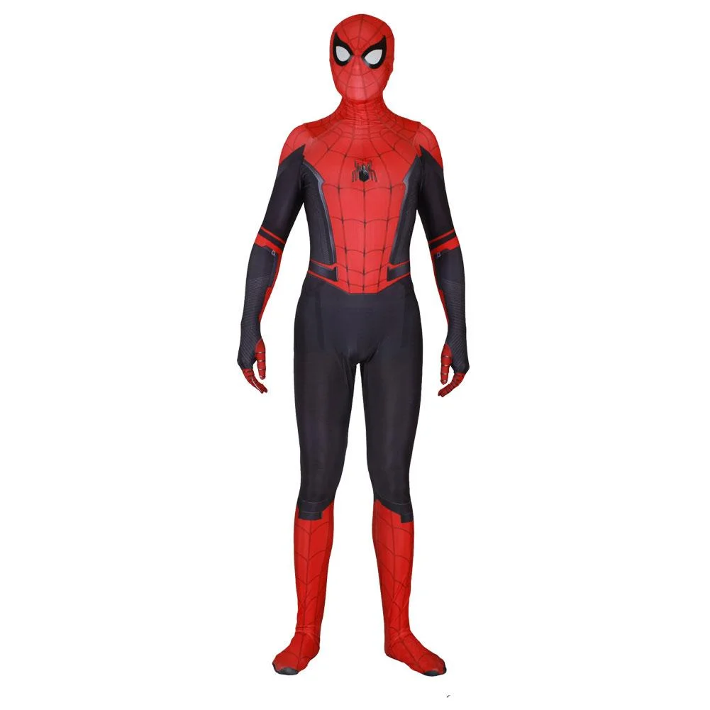 Adult Spider-Man: Far From Home Peter Park Body Jumpsuit Cosplay Costume