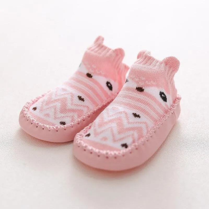 Infant Baby Socks With Rubber Soles Newborn Baby Girls Boys Shoes Autumn Baby Floor Socks Anti Slip Soft Sole Sock
