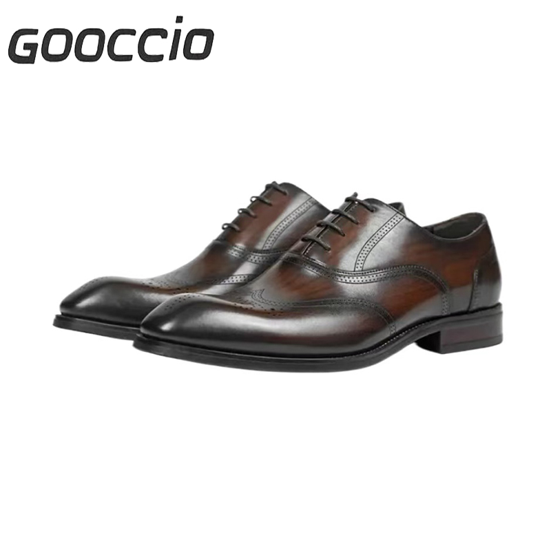 CW190 Cowhide Oxford Shoes For Men GOOCCIO   