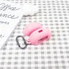 Silicone Protective Cover Shockproof Scratch Resistant Cover with Carabiner Protective Shell Compatible for TOZO NC20 Pro/NC20 Earbud