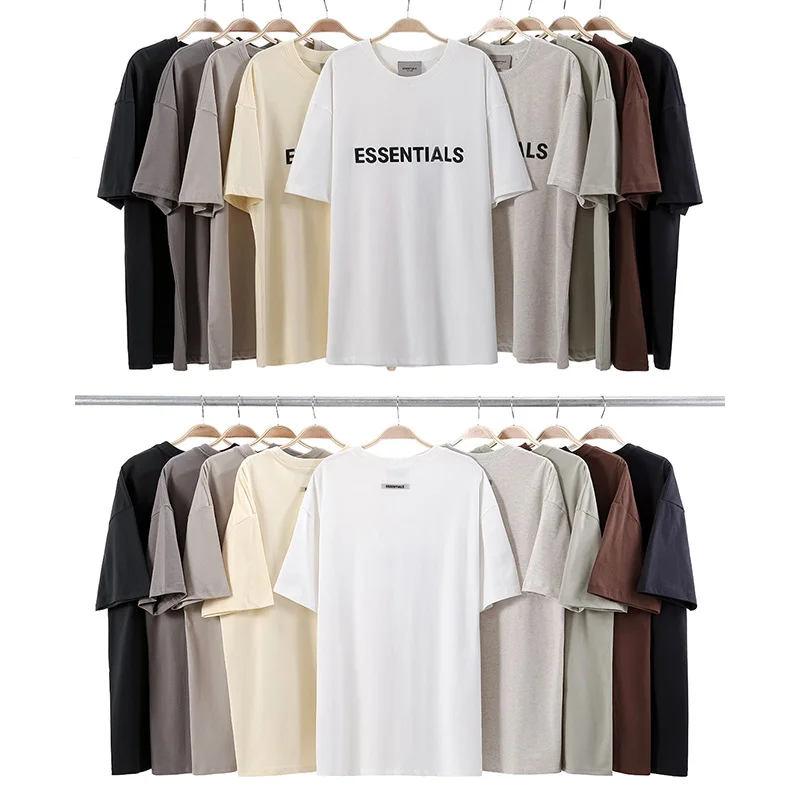 ESSENTIALS T-Shirt Oversized Cotton Short Sleeve Half Sleeve