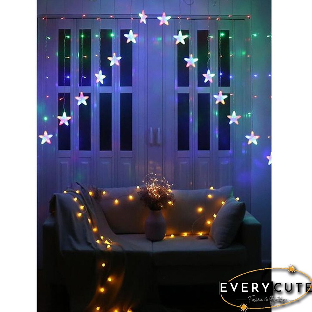 Holiday LED interstellar fairy tale curtain lights garland string lights home Christmas wedding party decoration