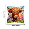 Yak-DIY Latch Hook Rug Pillowcase Kits 43*43cm tapestrymarket