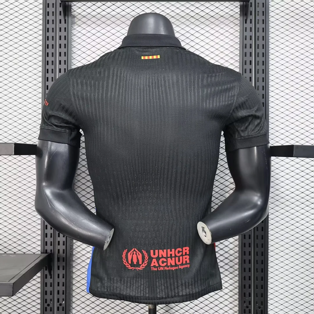 24/25 Barcelona Away Sponsor Player Version Football Shirt Thai Quality