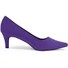 Women's 2 Inch Pumps Kitten Heels Closed Pointed Toe Low Heels Casual Shoes