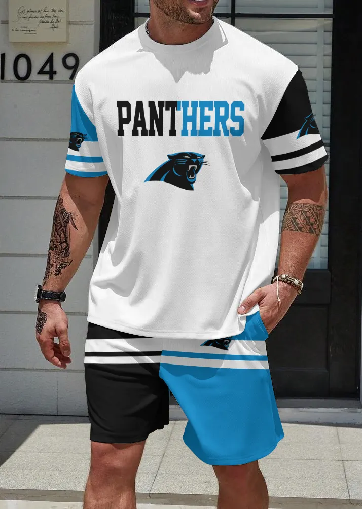 Carolina Panthers  Limited Edition Top And Shorts Two-Piece Suits