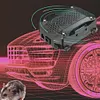 12V-24V Ultrasonic Rodent Repeller with LED Strobe Lights for Car/Warehouse