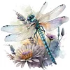 Diamond Painting-DIY Full Round Drill Dragonfly
