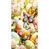 (40*70cm)Flower Egg Butterfly - Full Round Drill Diamond Painting