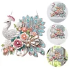 (US Local)Acrylic Special Shape Peacock 5D DIY Diamond Painting Dots Pendant for Window