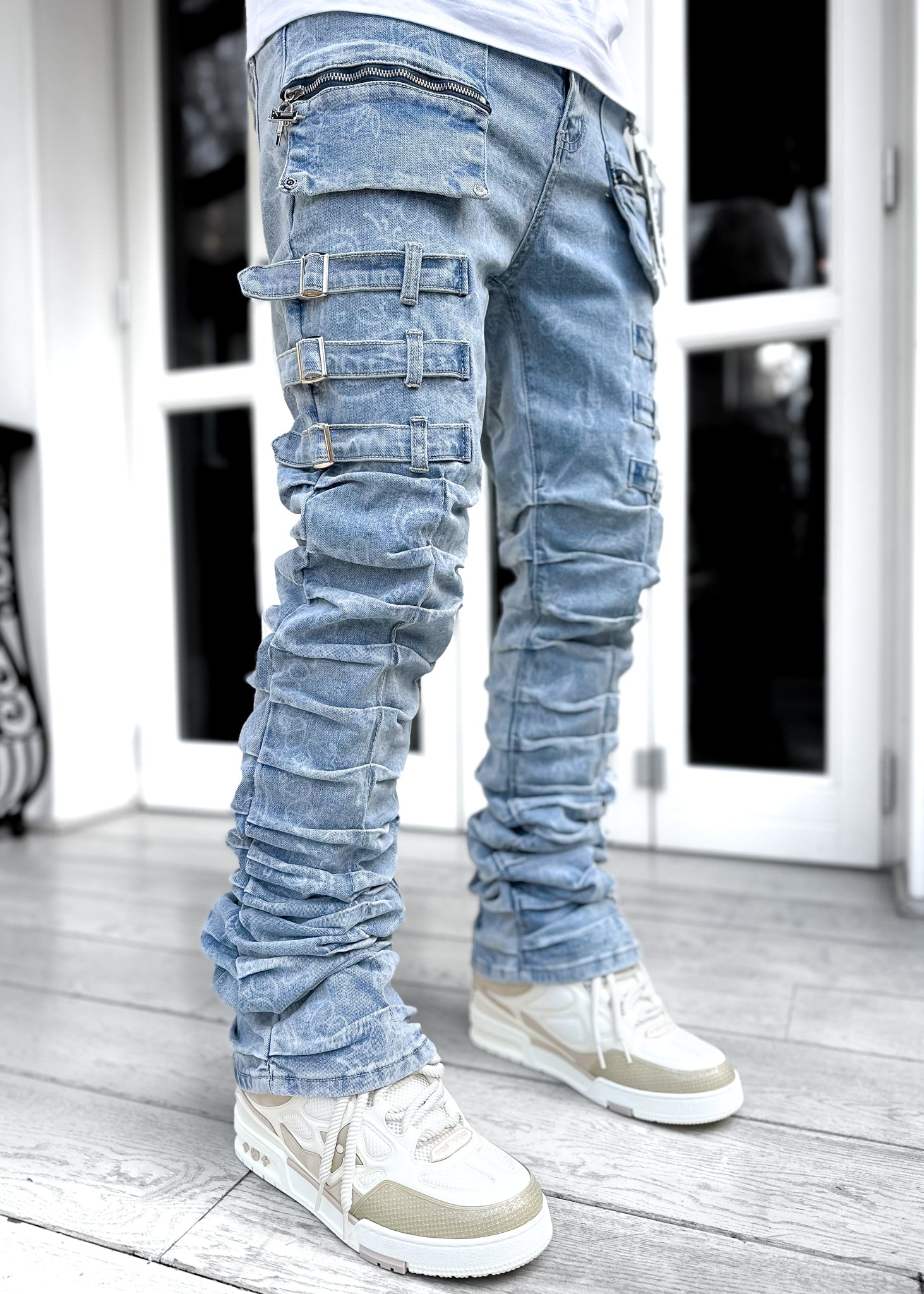 Stacked Jeans
