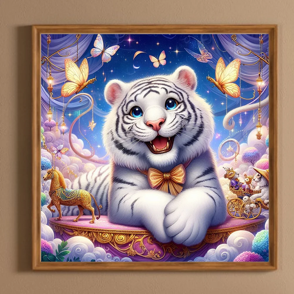 Diamond Painting - Full Square Drill - Gentleman Tiger(Canvas|35*35cm)
