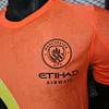 2025/2026 Player Version Manchester City KidSuper Joint Edition Orange Football Shirt 1:1 Thai Quality