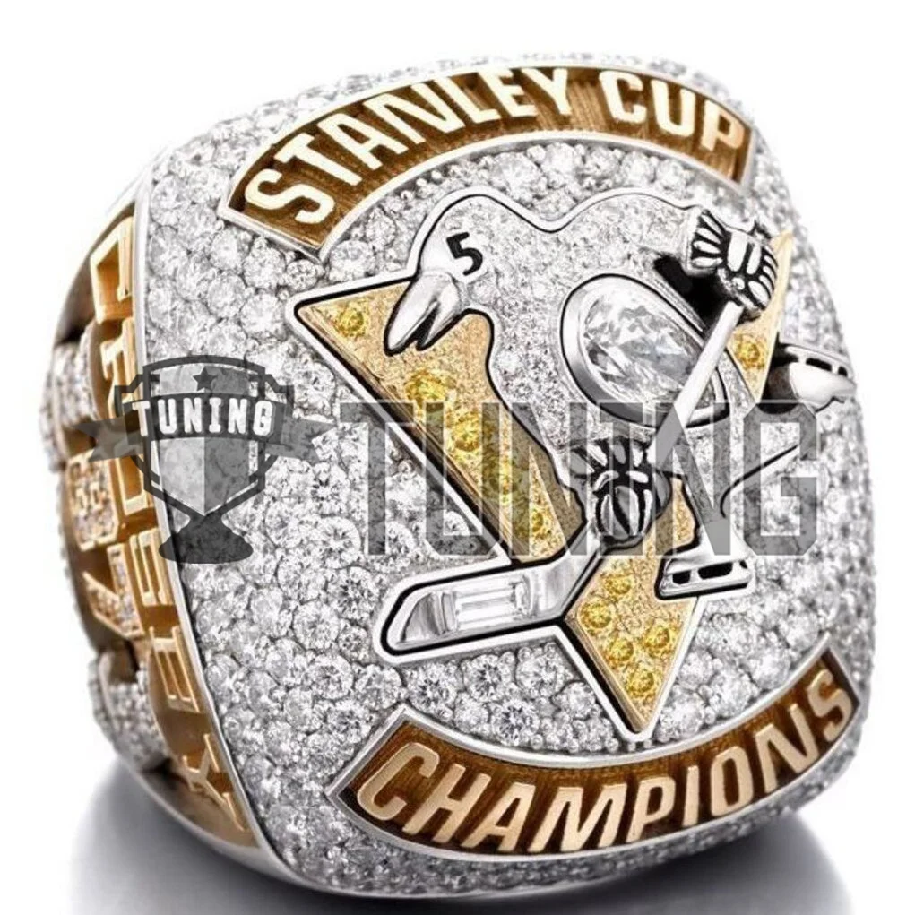 Pittsburgh Penguins 5-Time Stanley Cup Champs Pin