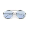 Modern Rimless Aviator Sunglasses 