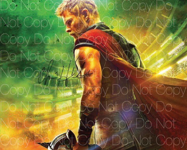 Thor Ragnarok Chris Hemsworth signed Photo Poster painting 8X10 poster picture autograph RP