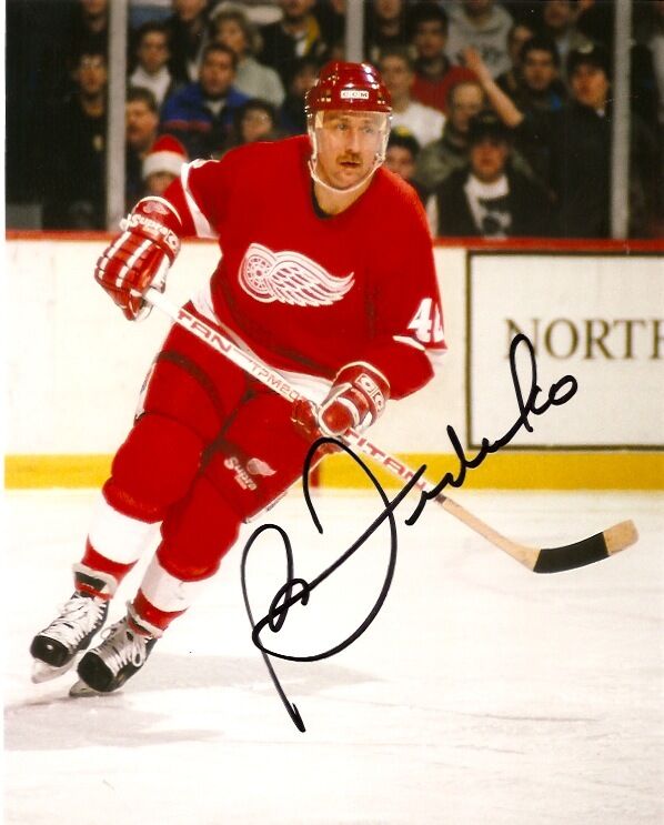 Detroit Red Wings Bernie Federko Autographed Signed 8x10 Photo Poster painting COA PROOF FOUR