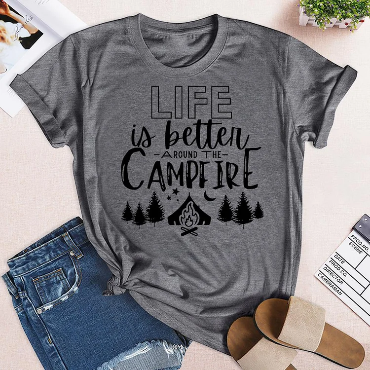 AL™  Life Is Better Around The Campfire tee-03077-Annaletters