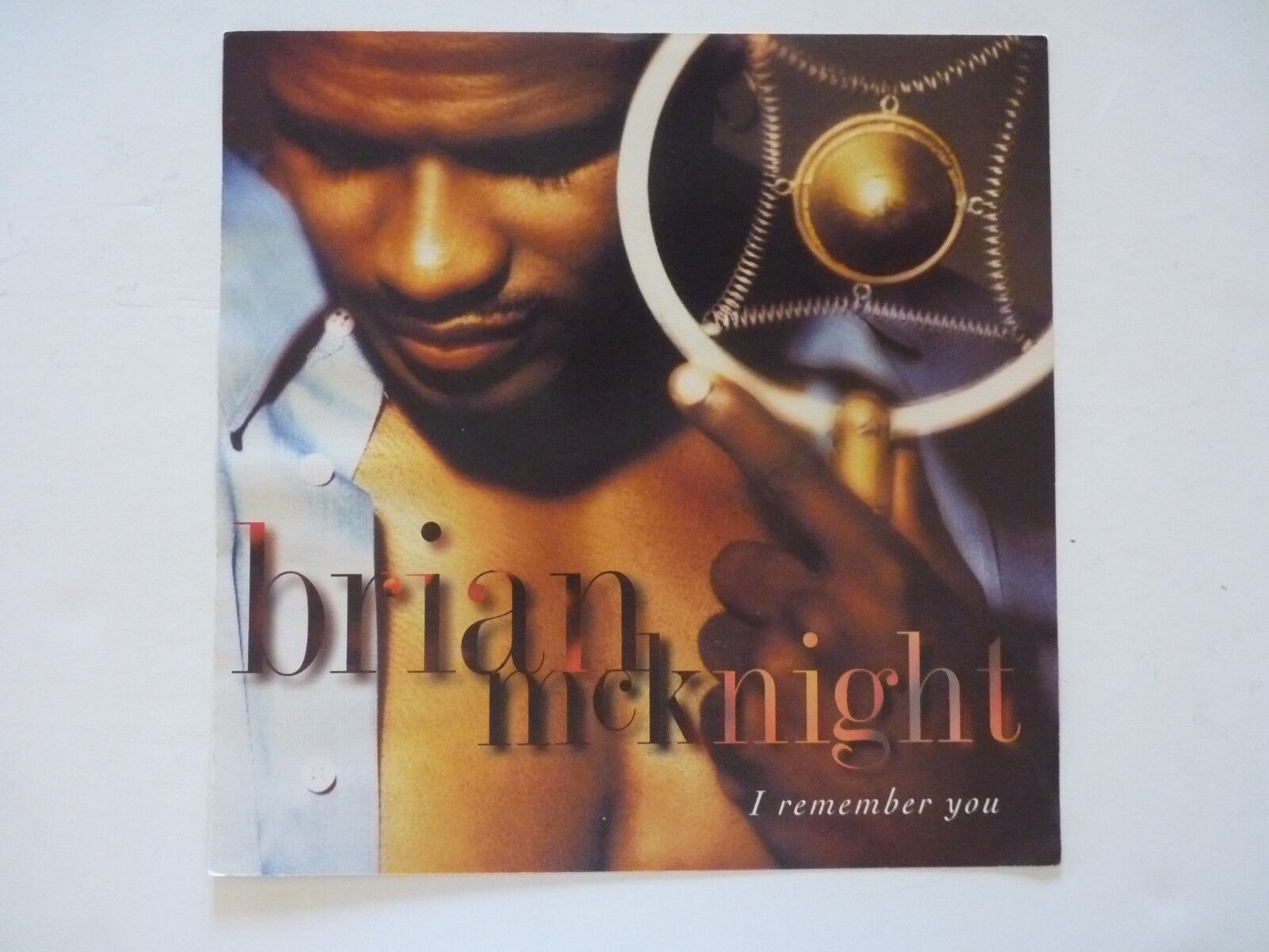 Brian McKnight I Remember You LP Record Photo Poster painting Flat 12x12 Poster