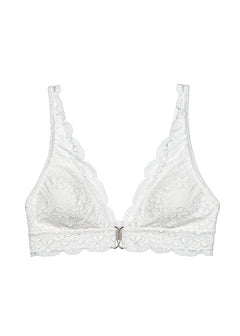 Lovingerie - Seductive Underwired Unlined White Demi Lace Bra
