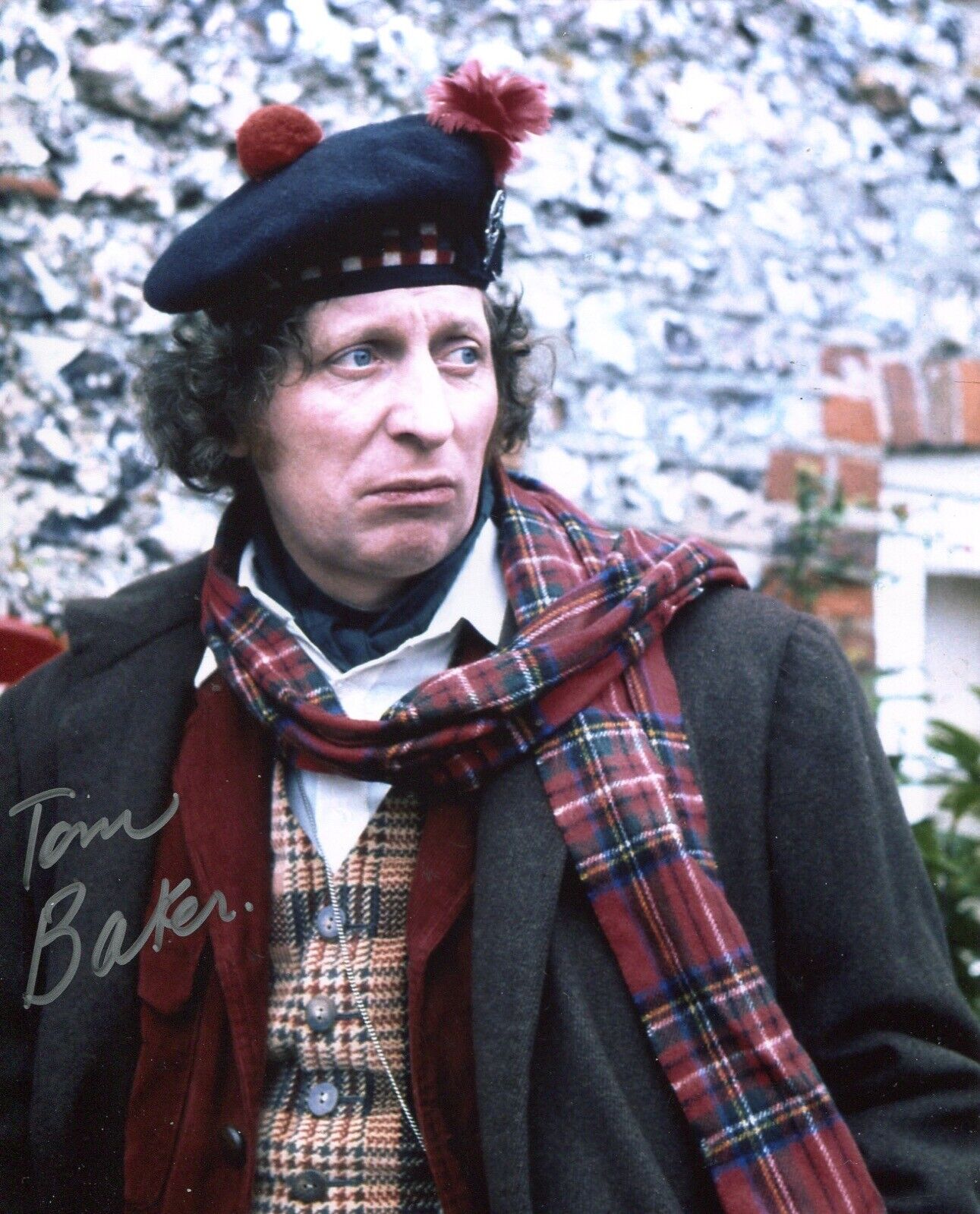 Tom Baker hand signed 8x10 inch Doctor Who TV series Photo Poster painting - UACC DEALER