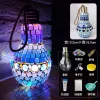 DIY Mosaic Art Light Bulb Candle Holder Material Package Handmade Design Kit