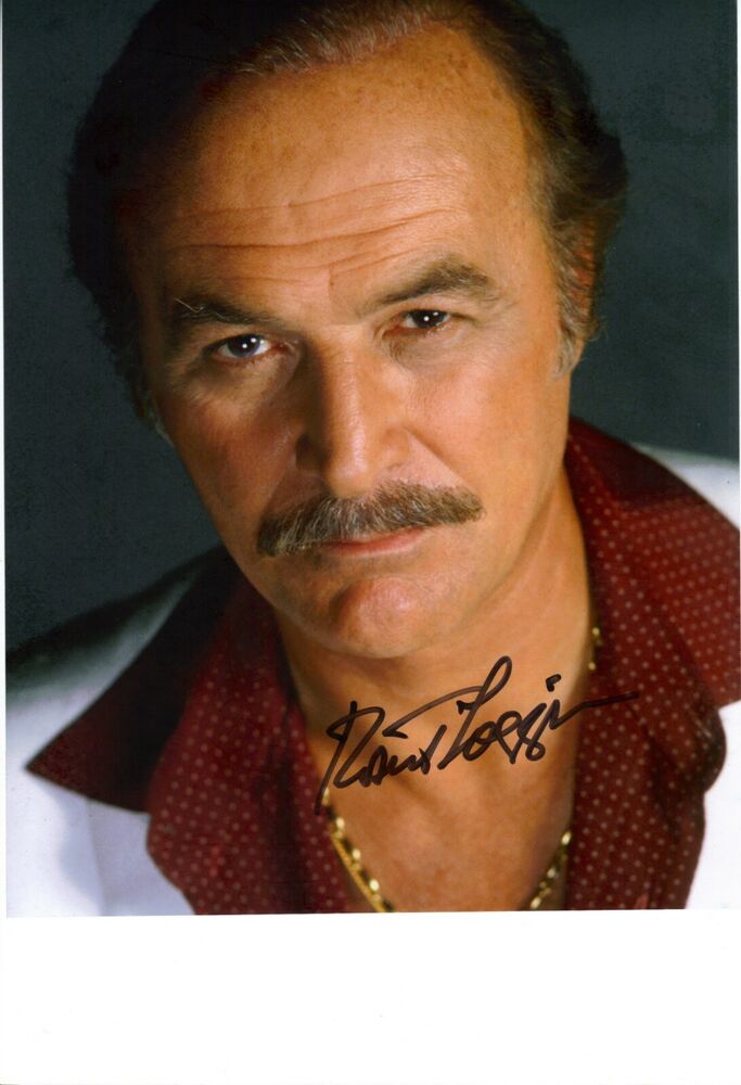 Robert Loggia Scarface Original Signed 8X10 Photo Poster painting At Hollywoodshow RIP 1930-2015