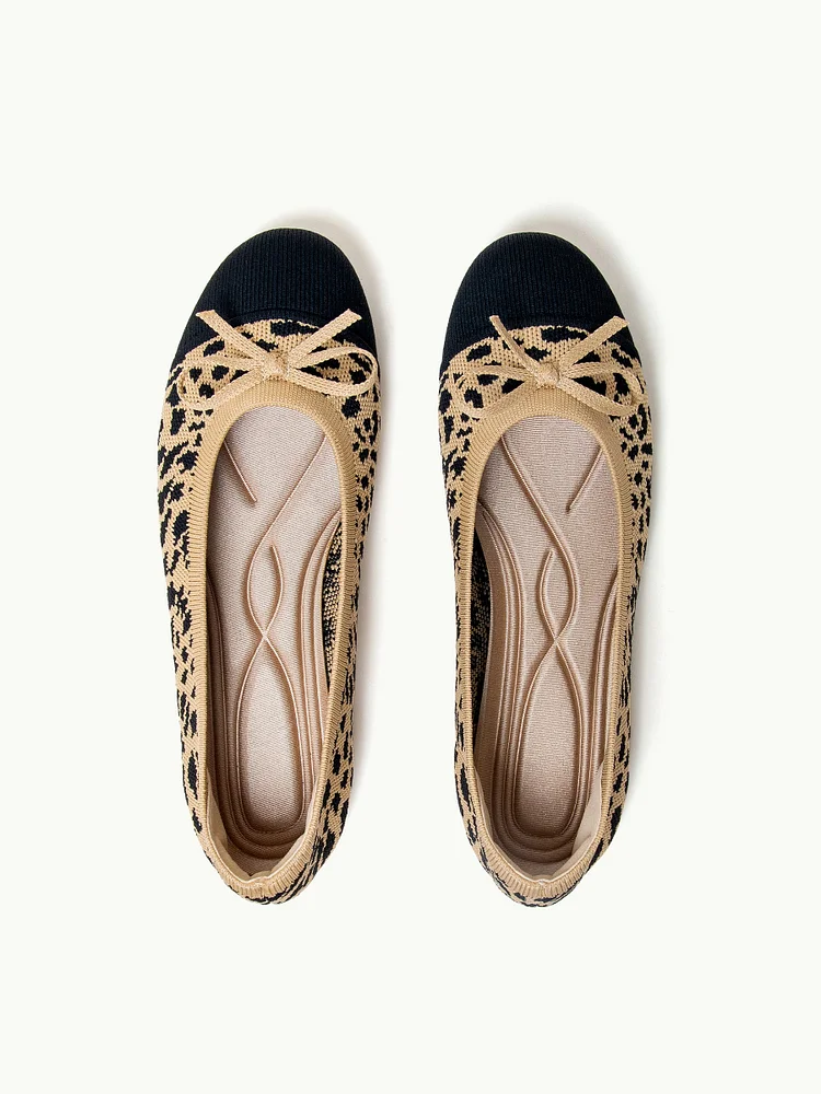 Round-toe Bow Flats Radinnoo.com