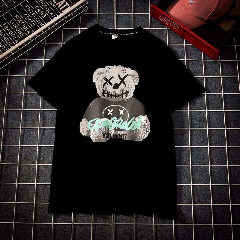 Bear T-shirt Tide Brand Summer T-shirt
