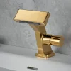 High-End Household Waterfall Basin Faucet Hot And Cold Full Copper Toilet Hotel Bathroom