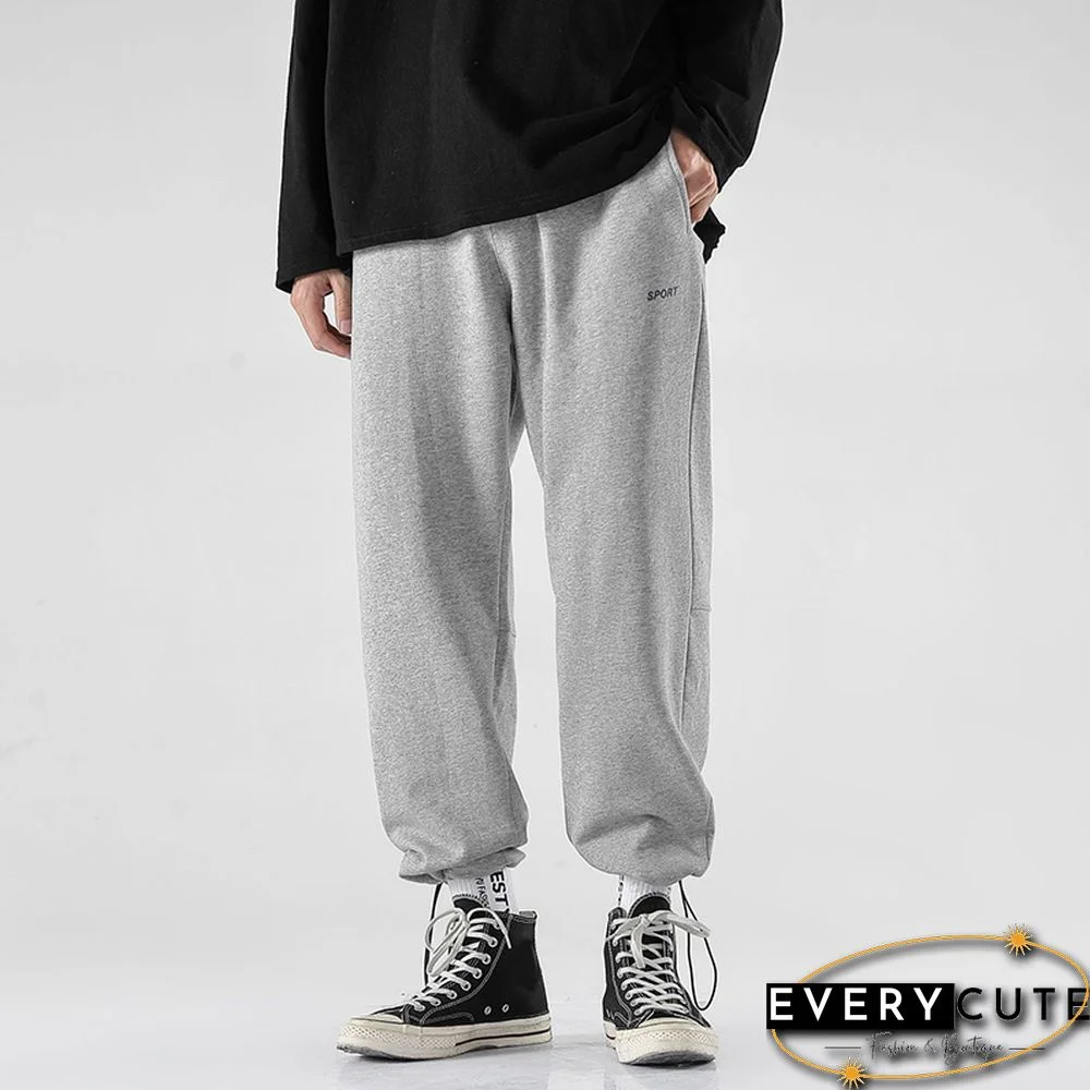 Drawstring Trendy Casual Sweatpants