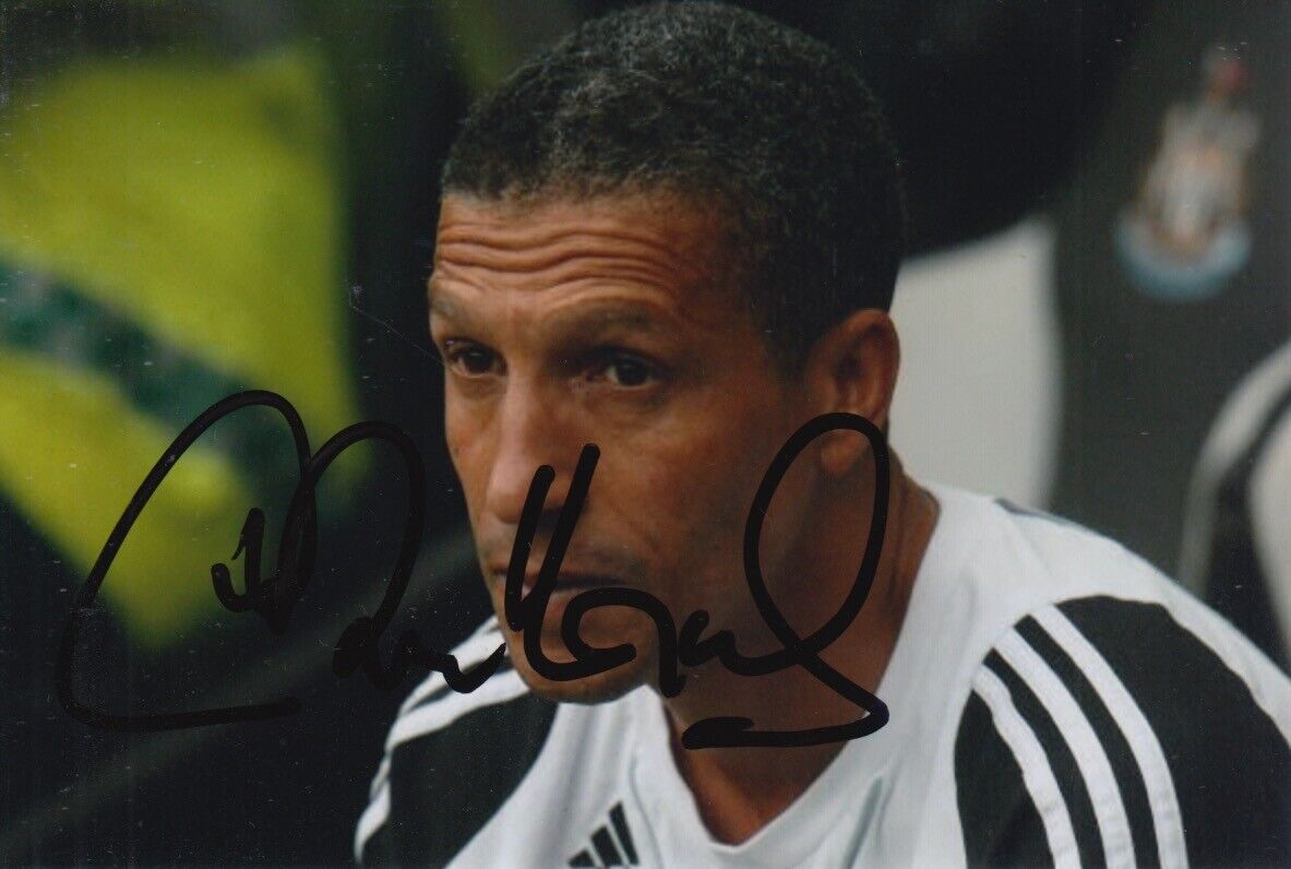 CHRIS HUGHTON HAND SIGNED 6X4 Photo Poster painting NEWCASTLE UNITED FOOTBALL AUTOGRAPH