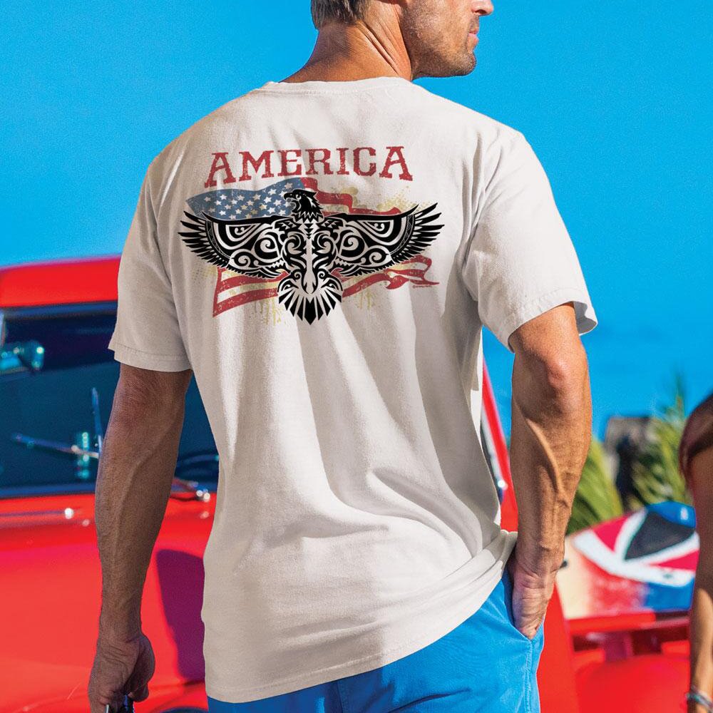 Tribal Eagle T-Shirt-barclient