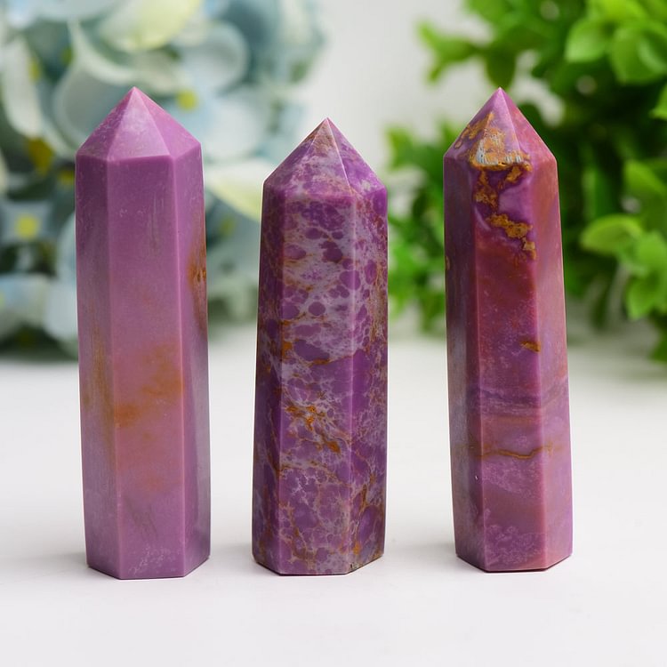 3.0"-4.0" Phosphosiderite Crystal Point