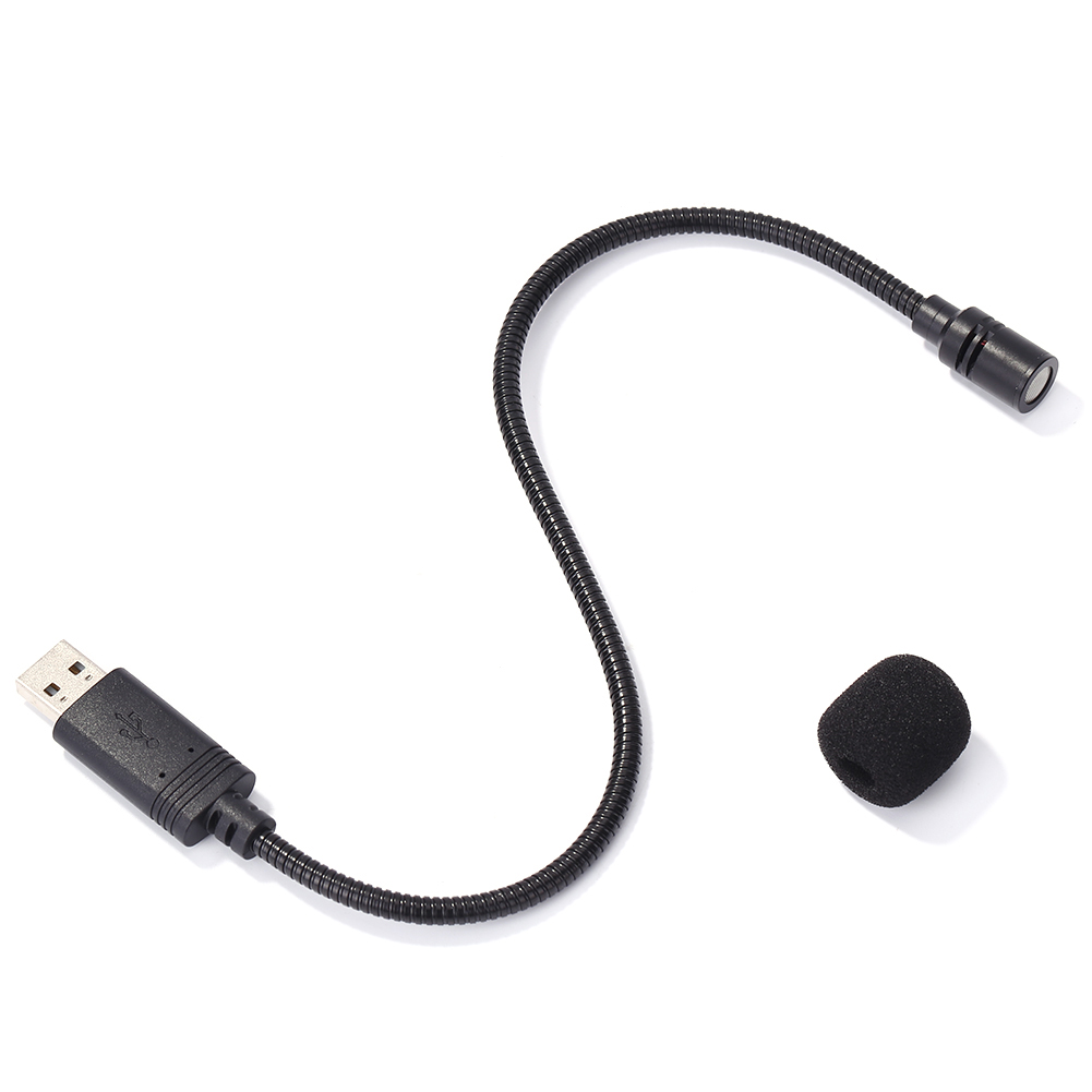 

HY-302 USB Mini Microphone Omnidirectional Mic with Foam Cover for Computer, 501 Original