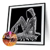 Crystal Lounge Lady kit sp&eacute;cial de perceuse partielle en forme 5D pour drill partiel en diamant et art maison