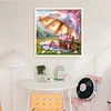 Flower Umbrella-11CT Stamped Cross Stitch 50*50cm