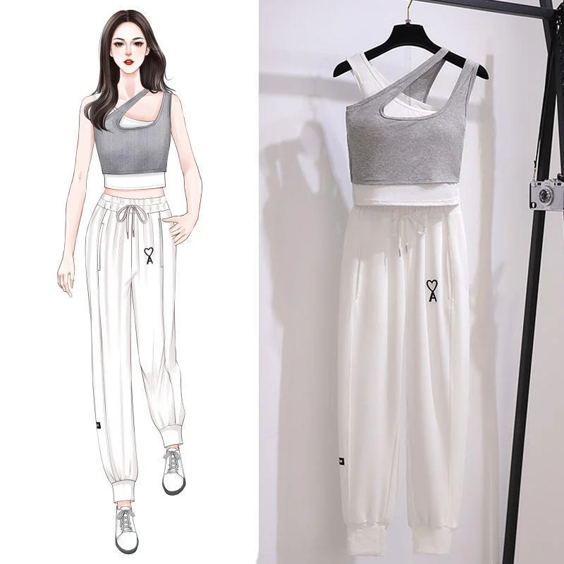 Colorblock Sports Two-Piece Set P10990