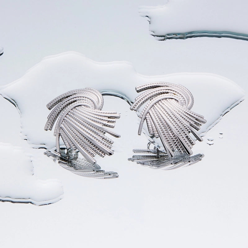 1 Pair Minimalist Geometric Plating Titanium Steel 18K Gold Plated Ear Studs